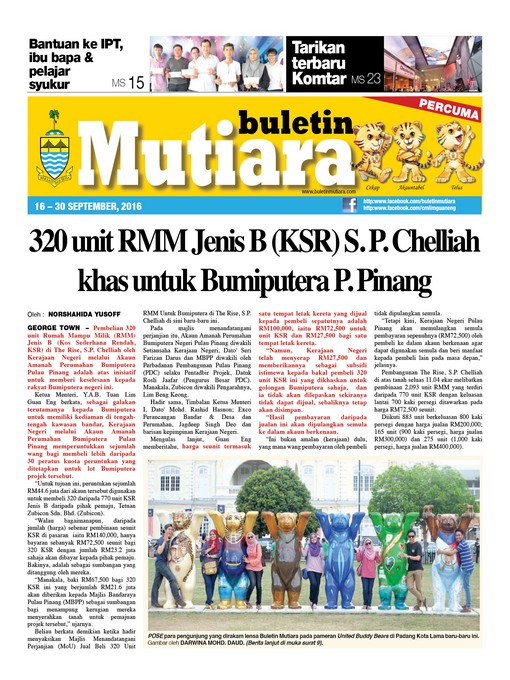 Title details for Buletin Mutiara 16-30 Sept 2016 by Various - Available